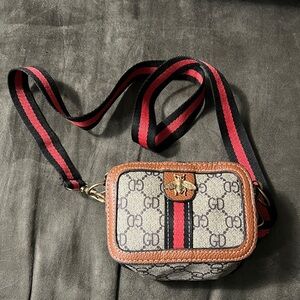 FASHION BAG ONLY  Brown and Black Crossbody- Inspired bag